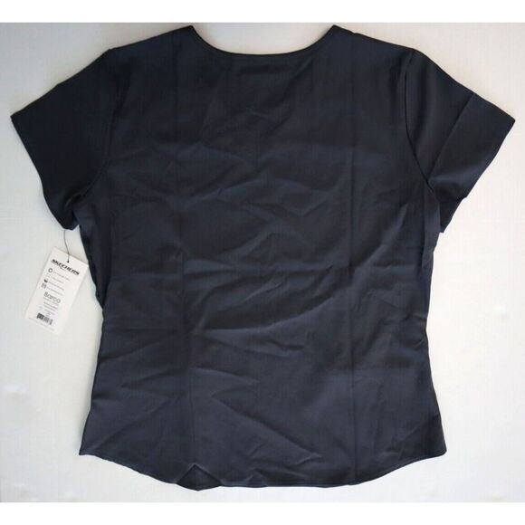 Skechers x Barco Women Sz XL Pewter Gray 3-pkt Top & Cargo Pants 2-pc Scrub Set - Picture 3 of 16